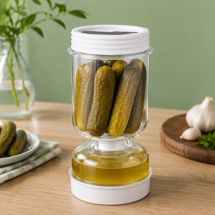 צנצנת להפרדת נוזלים מכבושים