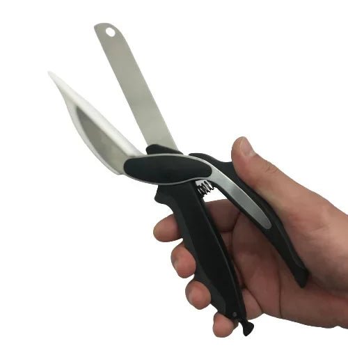 מספרי מטבח 2 ב־1 עם קרש חיתוך